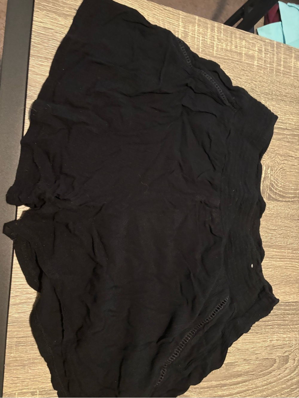 Black Lightweight Lounge Shorts